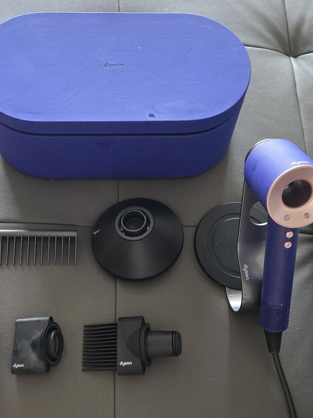 Dyson Supersonic hair dryer with styling attachments